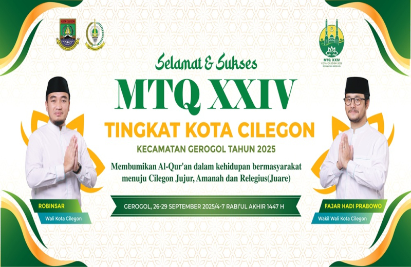 Penutupan MTQ XXIV Kota Cilegon 2025 | Pengumuman Juara & Pemenang Musabaqoh Tilawatil Qur’an